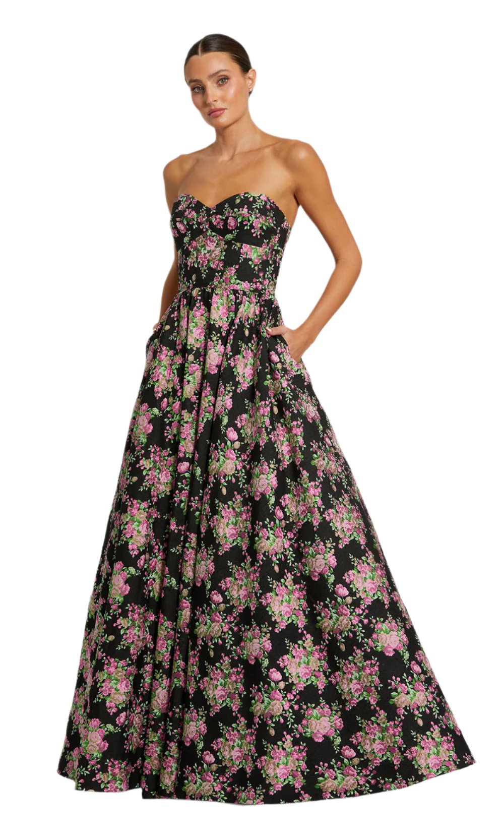 Mac Duggal 68780 Black Multi