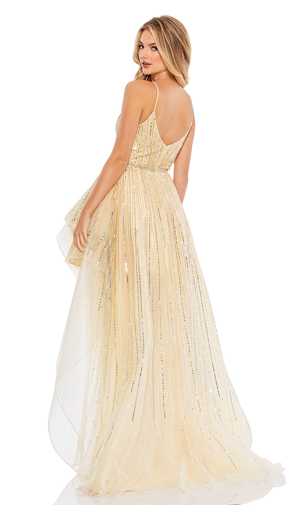 Mac Duggal 70124 Gold Silver