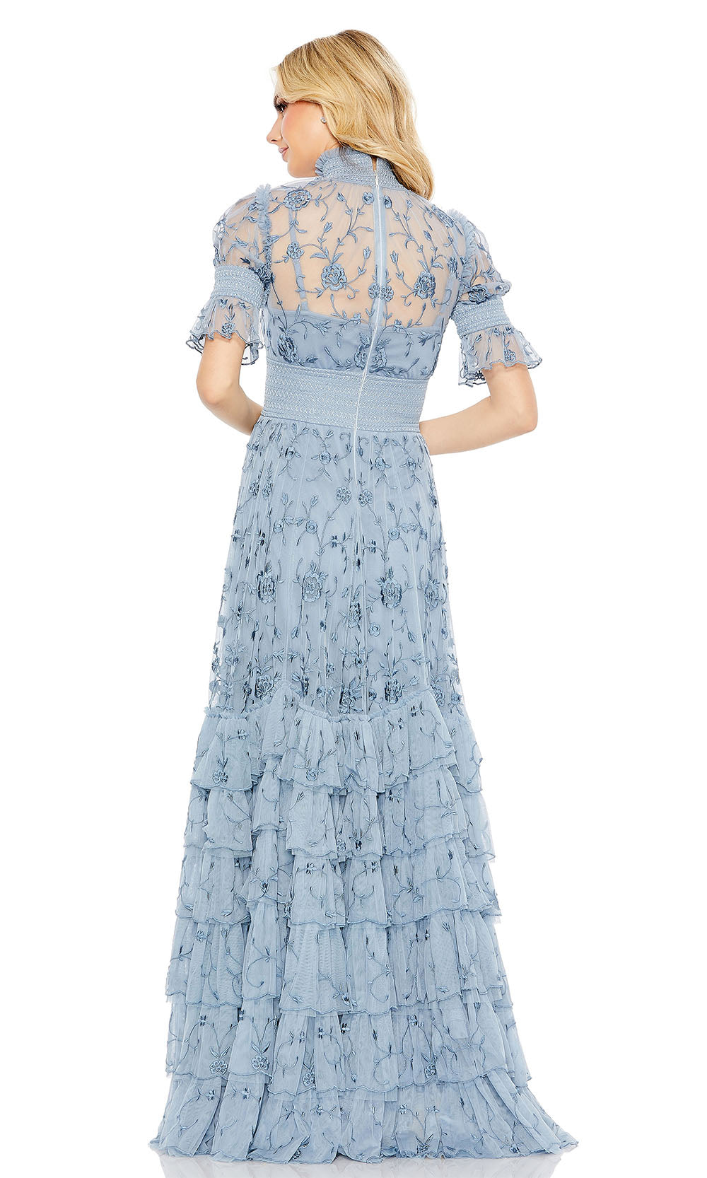 Mac Duggal 8005 Slate Blue