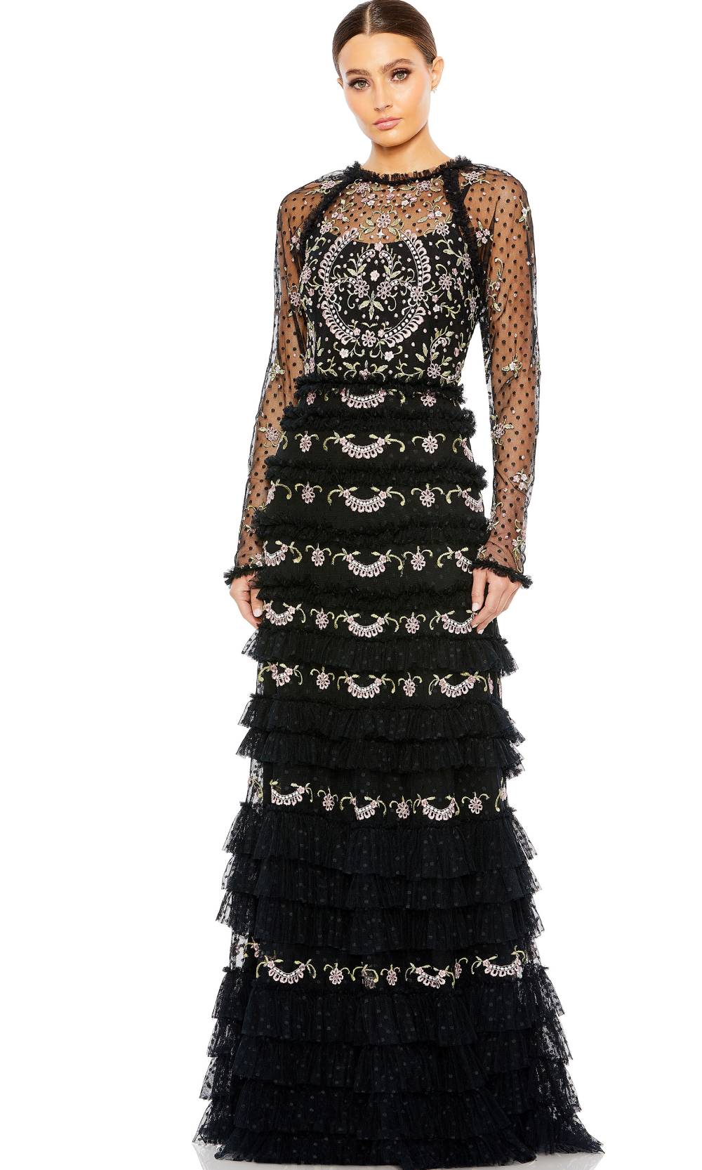 Mac Duggal 8030 Black Multi