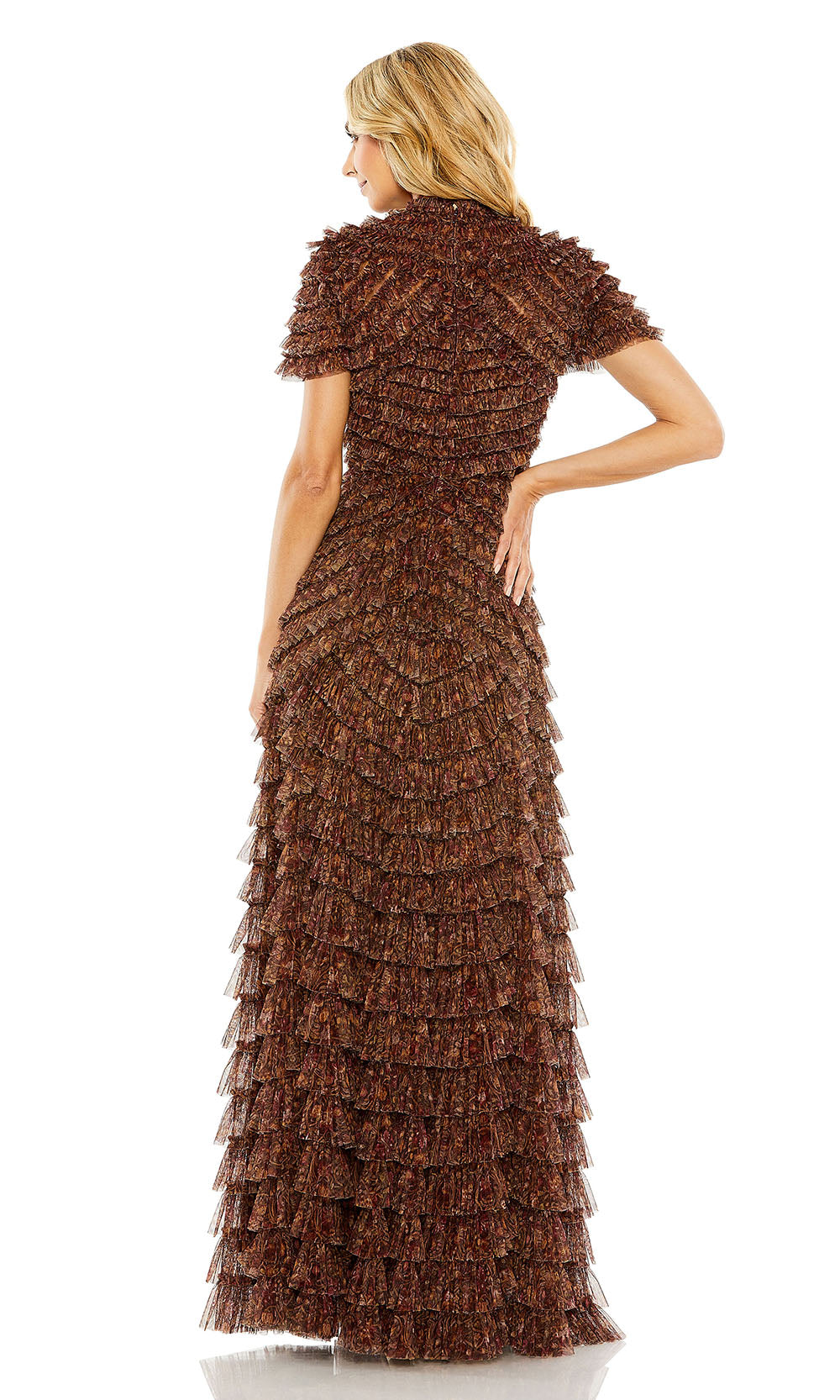 Mac Duggal 8042 Brown Multi