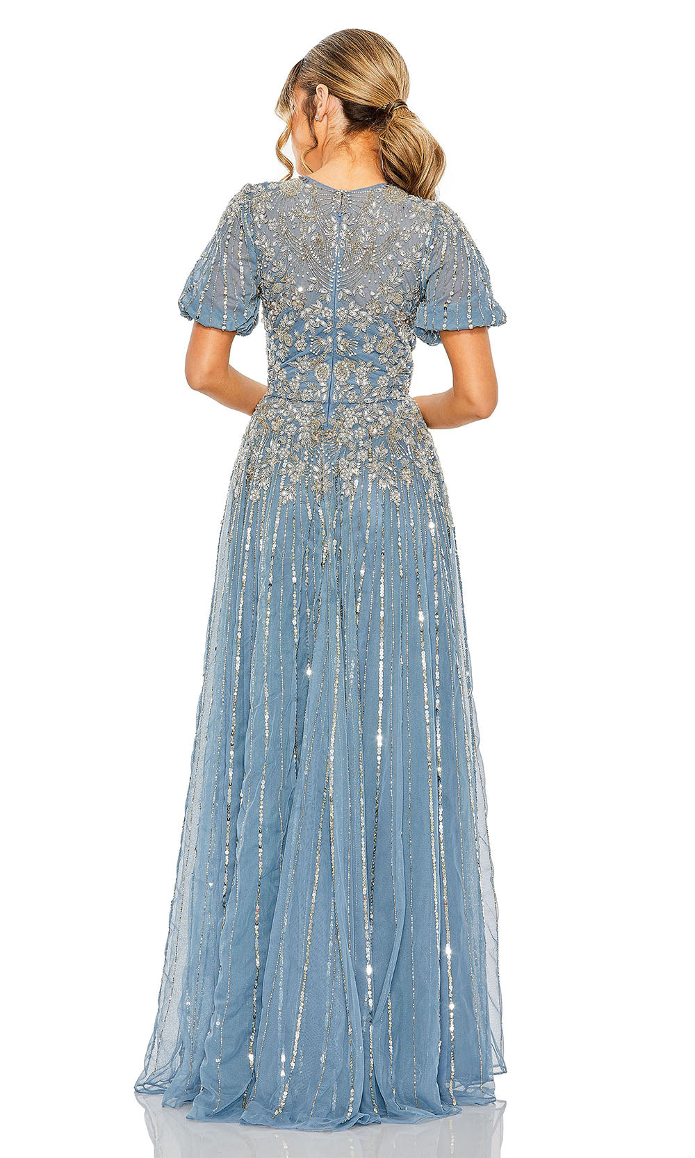 Mac Duggal 5991 Slate Blue