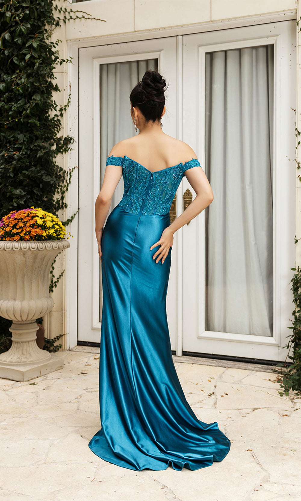 May Queen RQ8183 Teal Blue