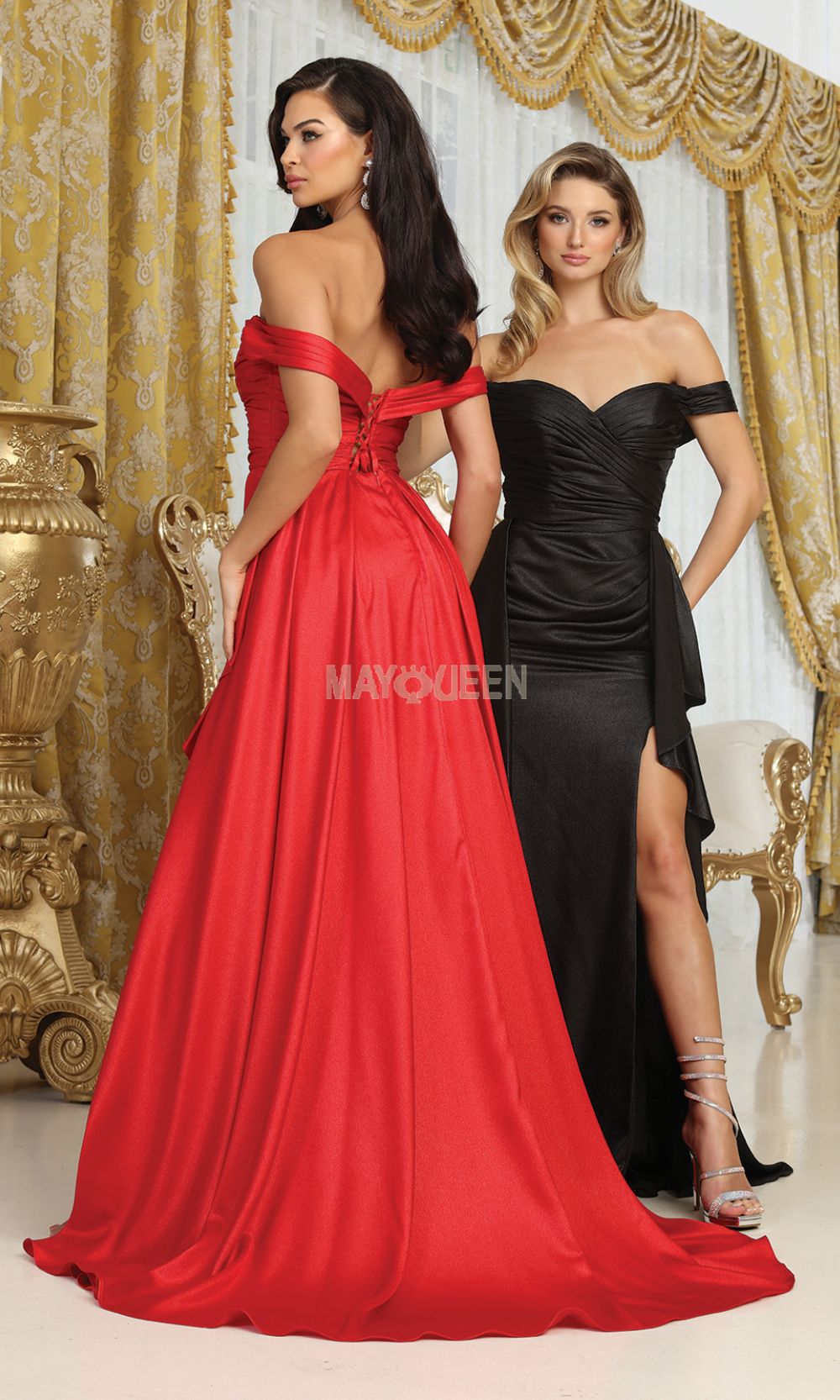 May Queen MQ2056 Red & Black