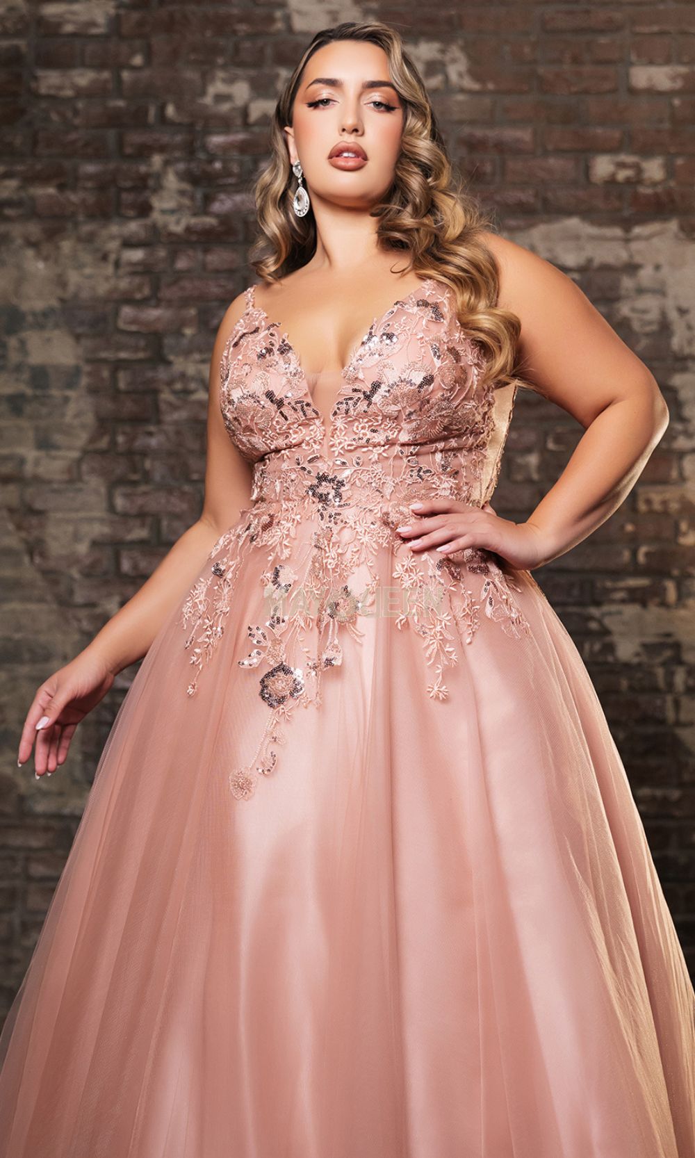 May Queen MQ2135 Rose Gold