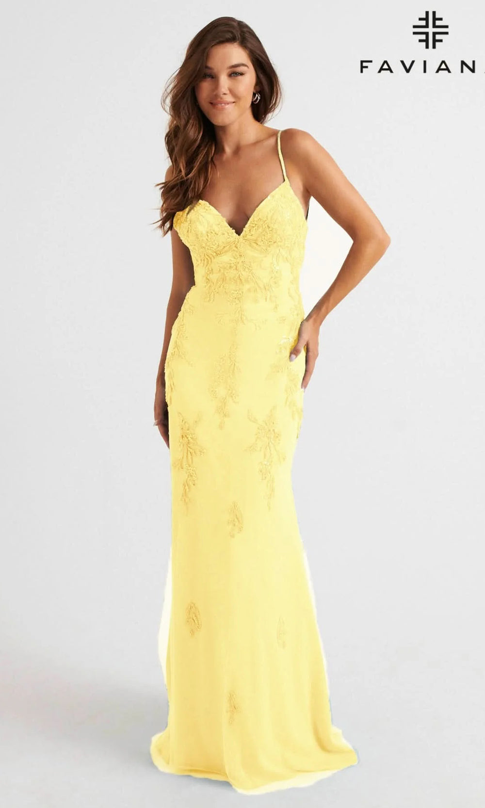 Faviana S10633 Light Yellow