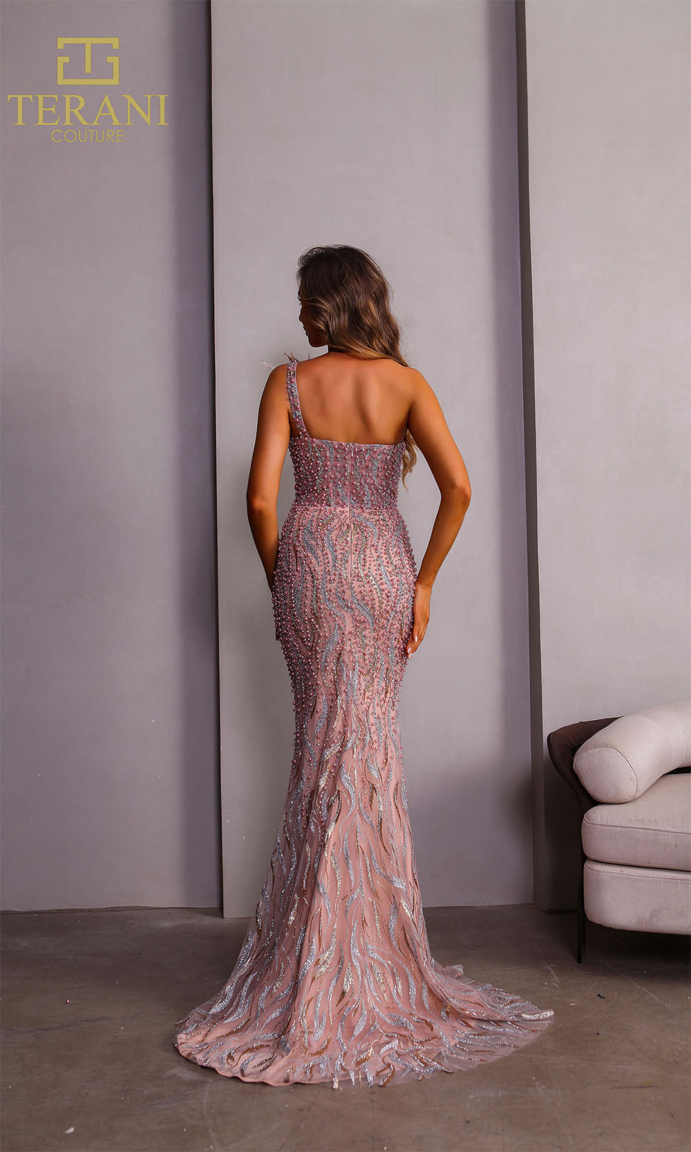 Terani Couture 251GL4315 Rose Gold