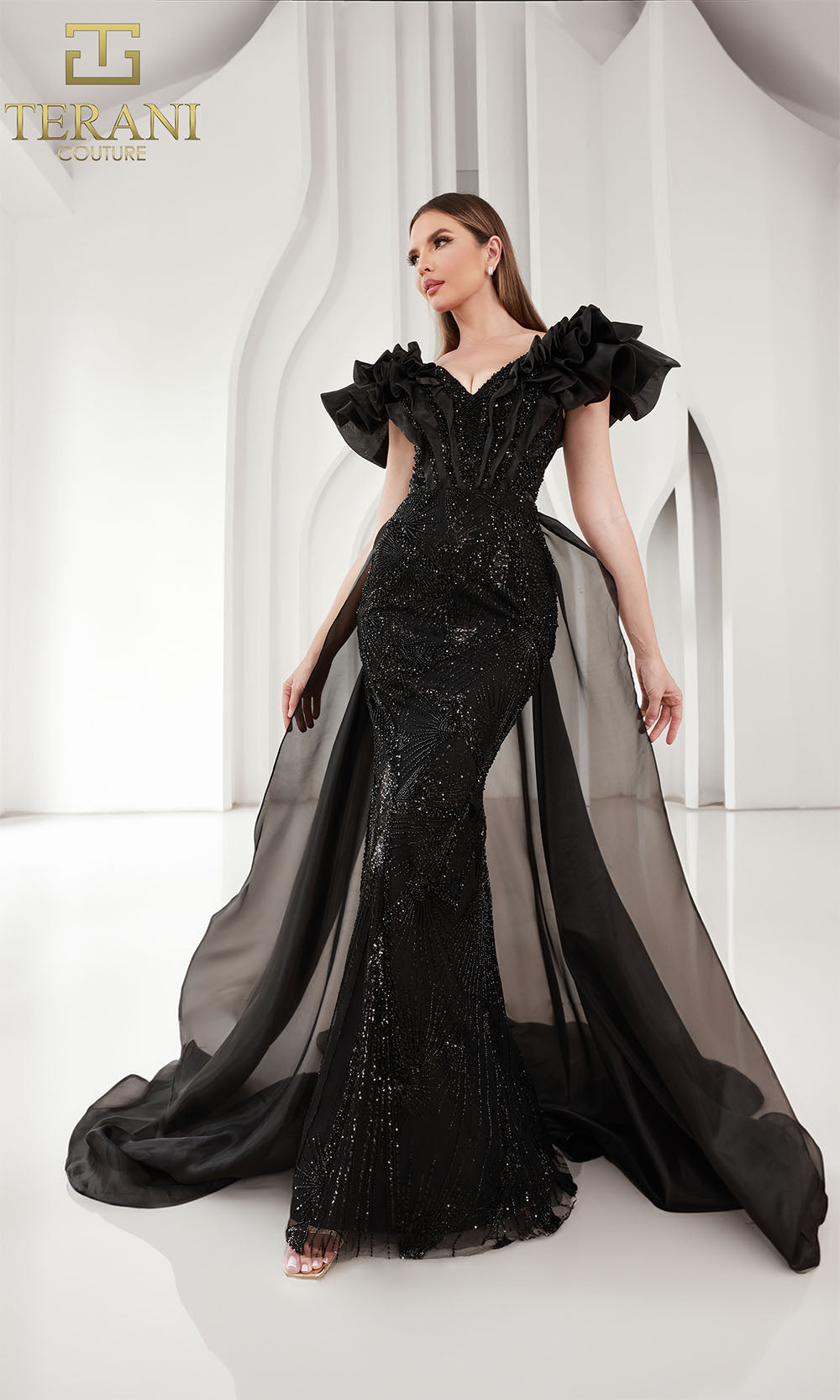 Terani Couture 251GL4357 Black