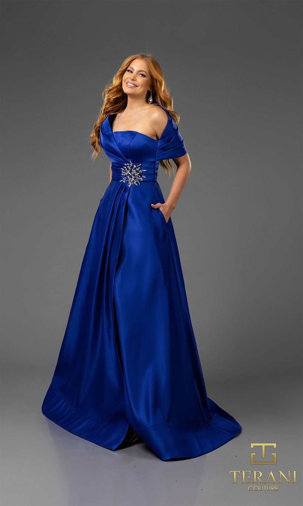 Terani Couture 251M4441 Royal