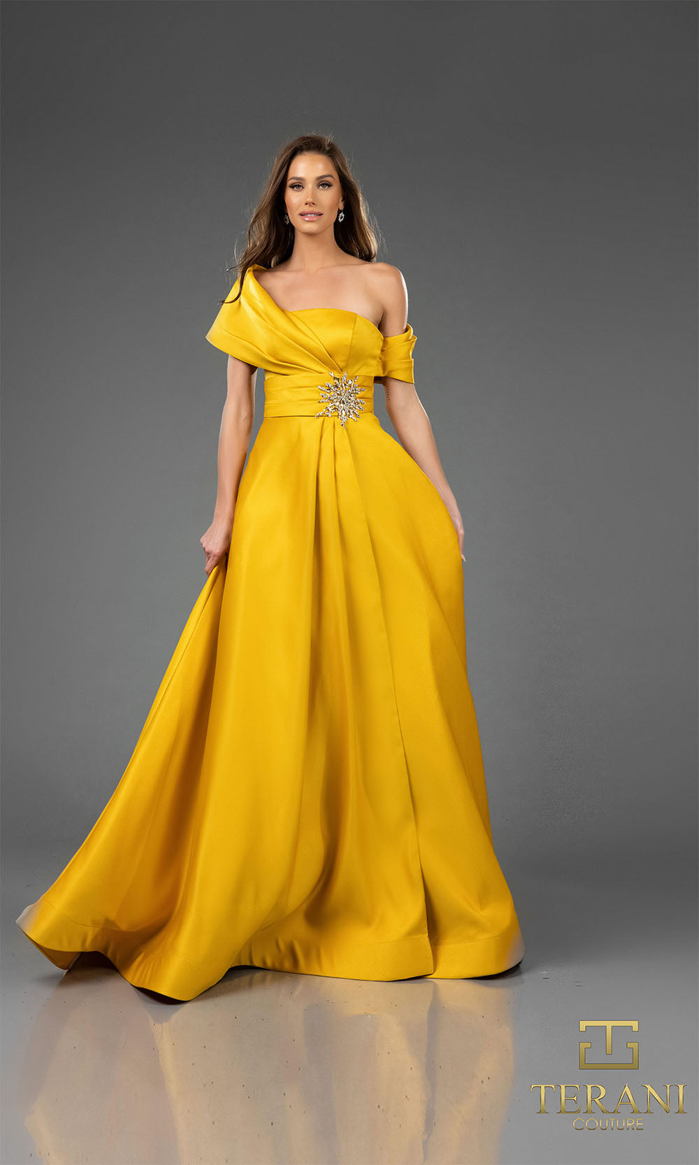 Terani Couture 251M4441 Gold