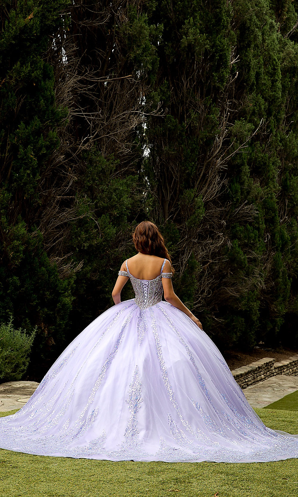 Bella Princess PQ1077 Lilac Quinceanera Ball Gown Dress