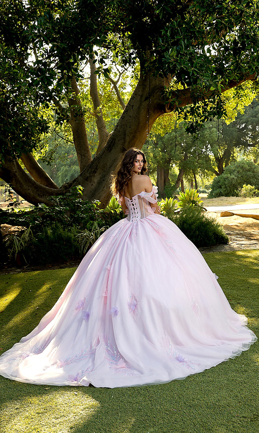 Bella Princess PQ1088 Pink Quinceanera Ball Gown Dress