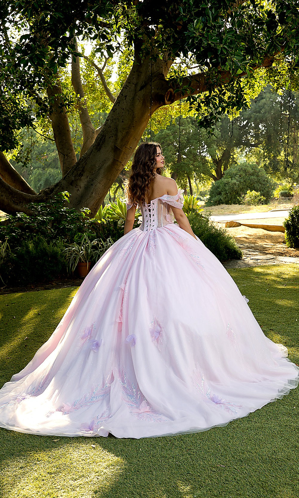 Bella Princess PQ1088 Pink Quinceanera Ball Gown Dress