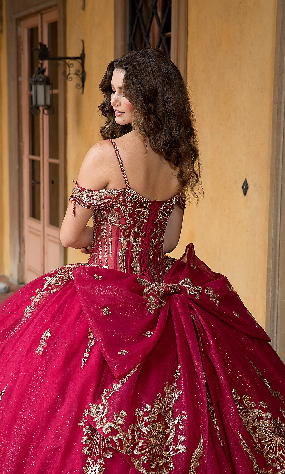 Bella Princess PQ1090 Bright Pink Quinceanera Ball Gown Dress