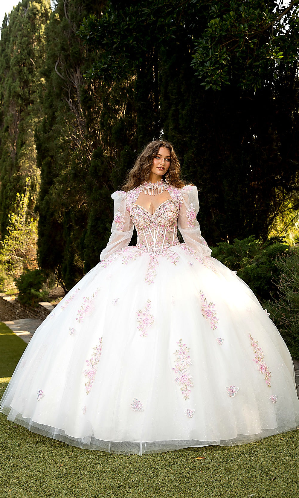 Bella Princess PQ1093 Light Pink Quinceanera Ball Gown Dress