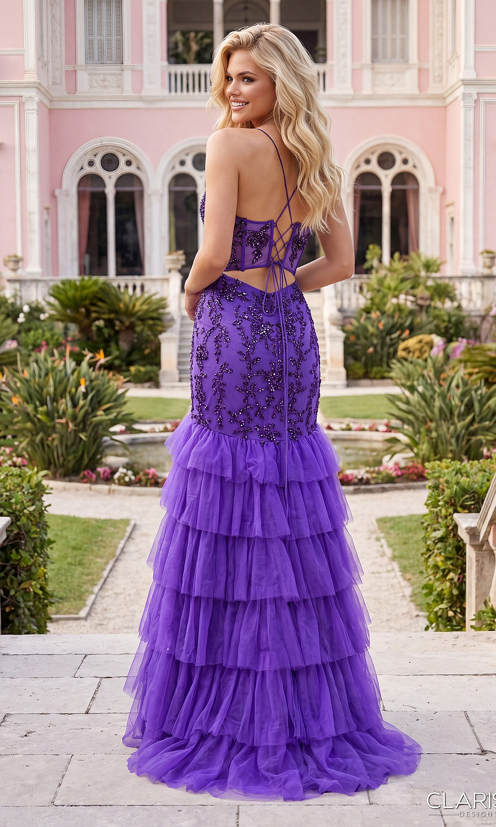 Clarisse 62116 Deep Purple back