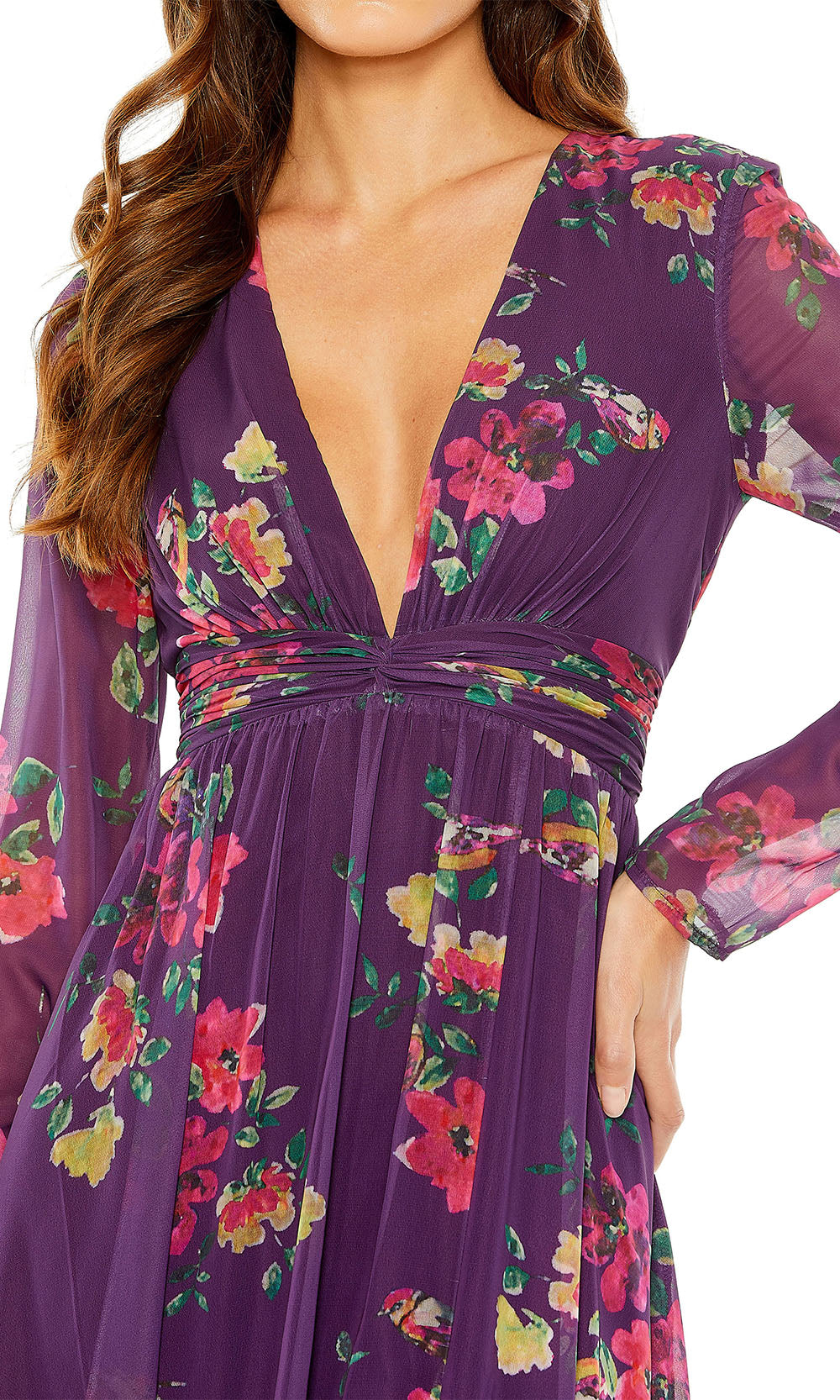 leena Duggal 68558 Purple Multi