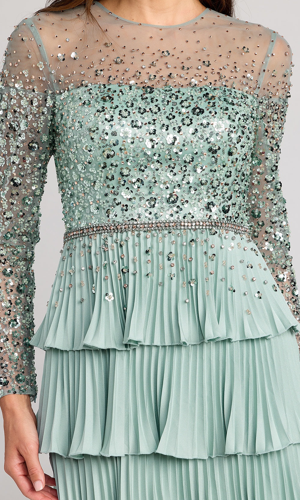 Mac Duggal 11903 Evening Dress - Sage - CL