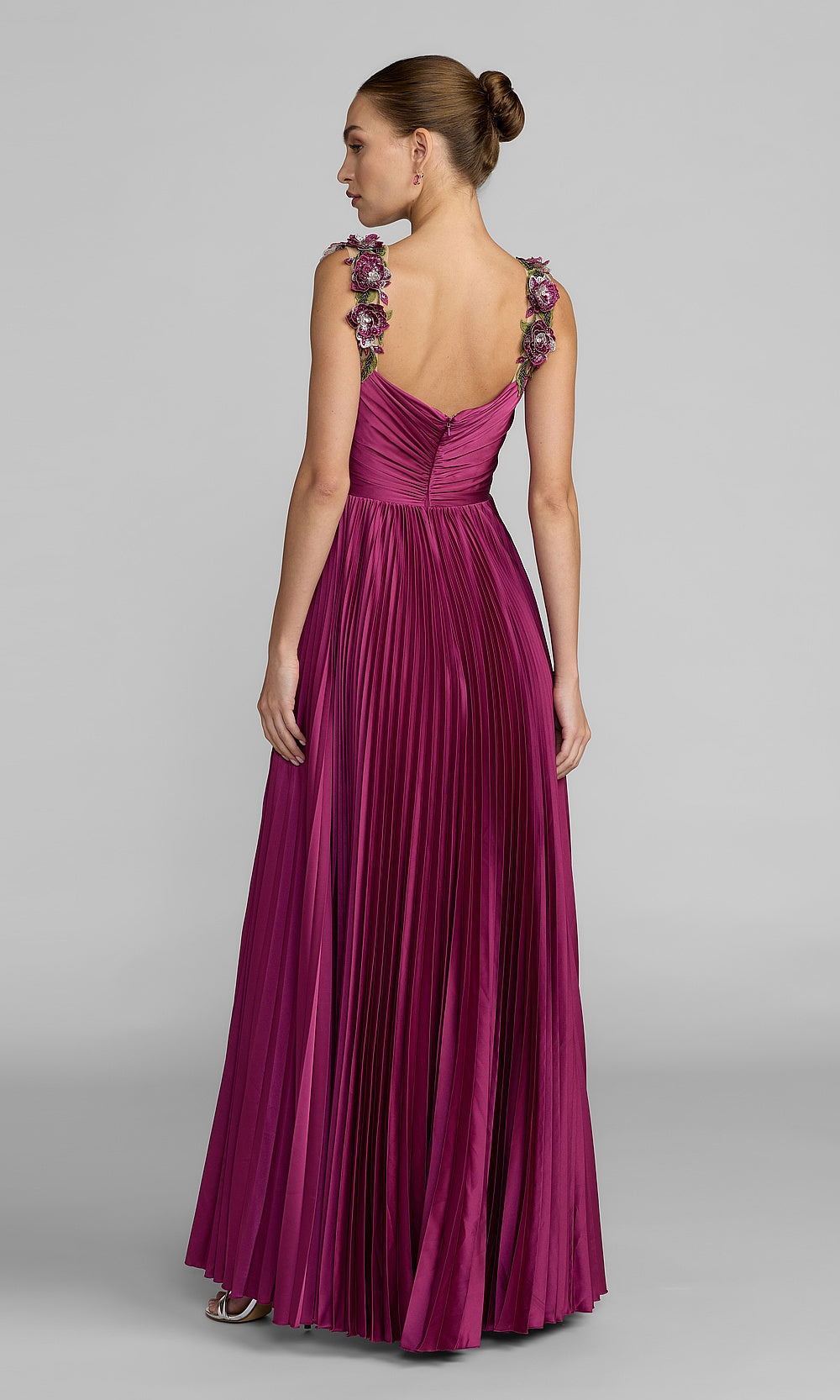 Mac Duggal 13263 Evening Dress - Magenta - BK