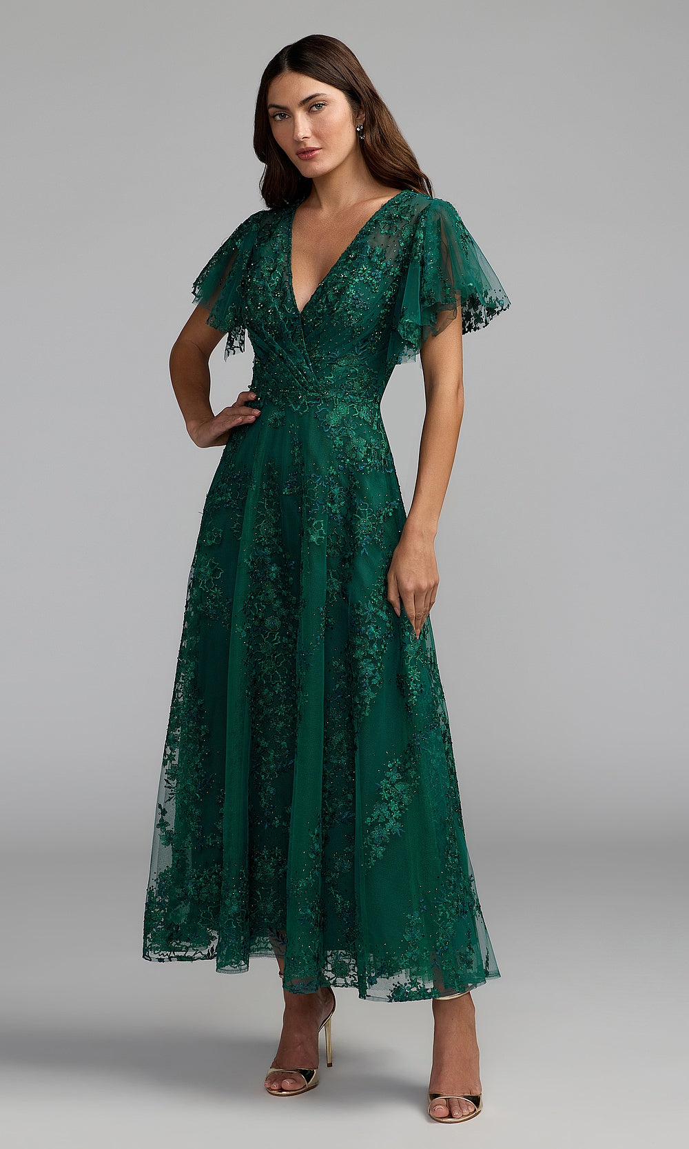 Mac Duggal 20486 Cocktail Dress - Emerald - AB