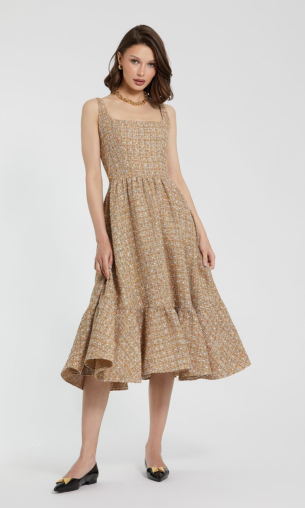 Mac Duggal 21071 Cocktail Dress - Latte Multi - AB