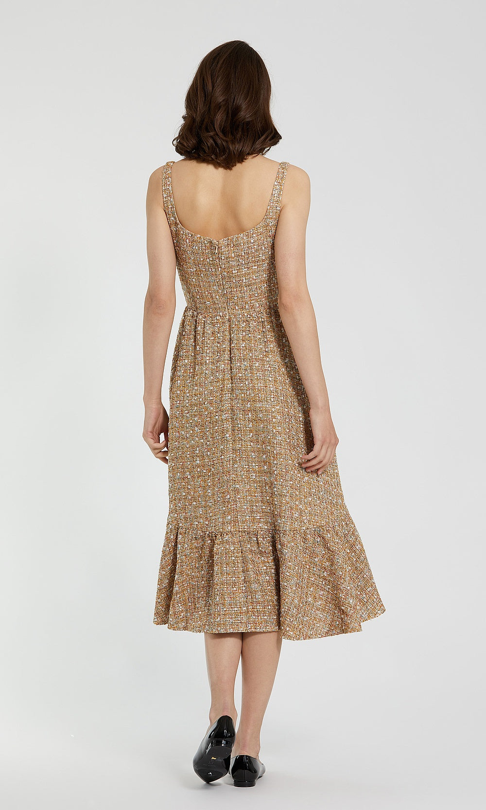 Mac Duggal 21071 Cocktail Dress - Latte Multi - BK