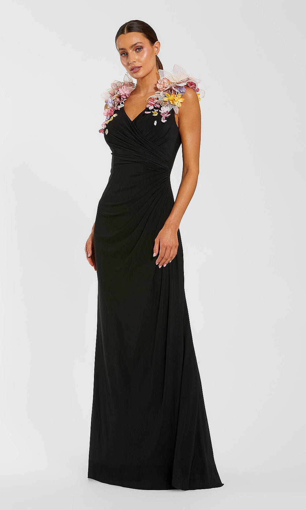 Mac Duggal 21084 Evening Dress - Blackmulti - AB