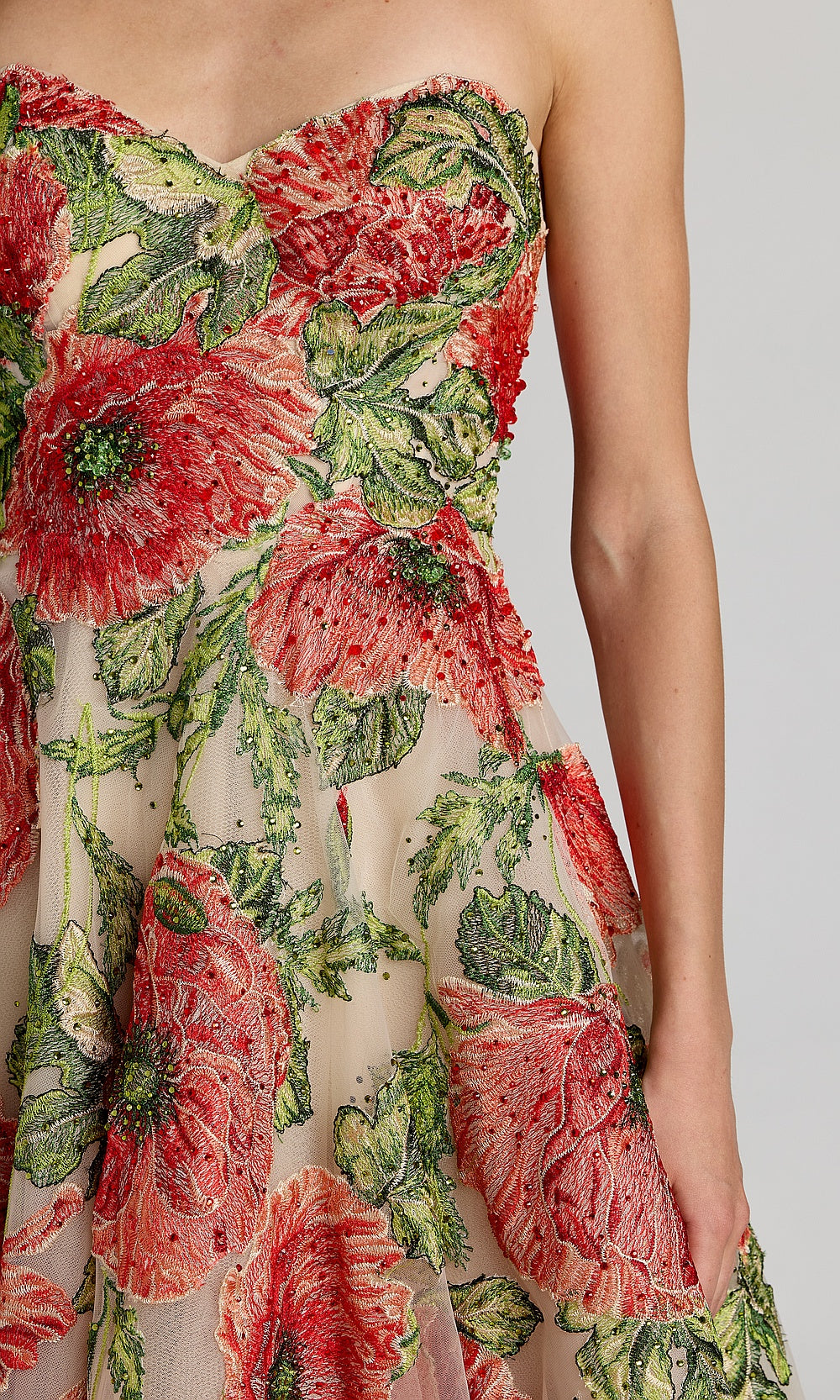 Mac Duggal 21300 Cocktail Dress - Nudemulti - CL