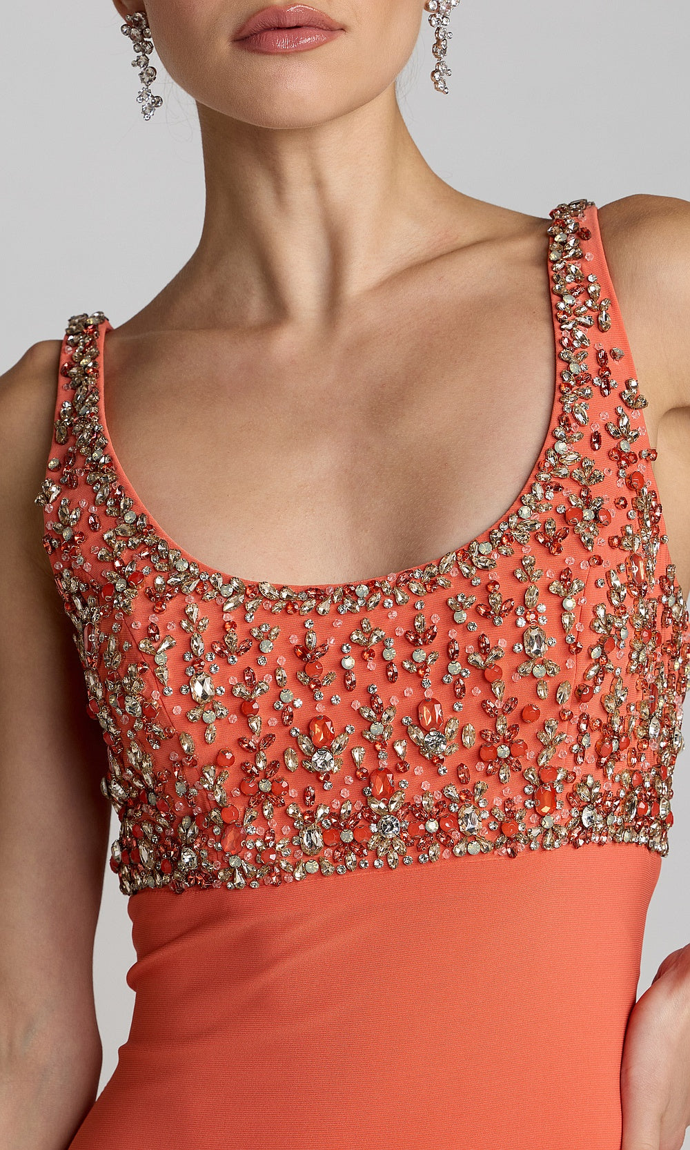 Mac Duggal 2253 Evening Dress - Coral - CL