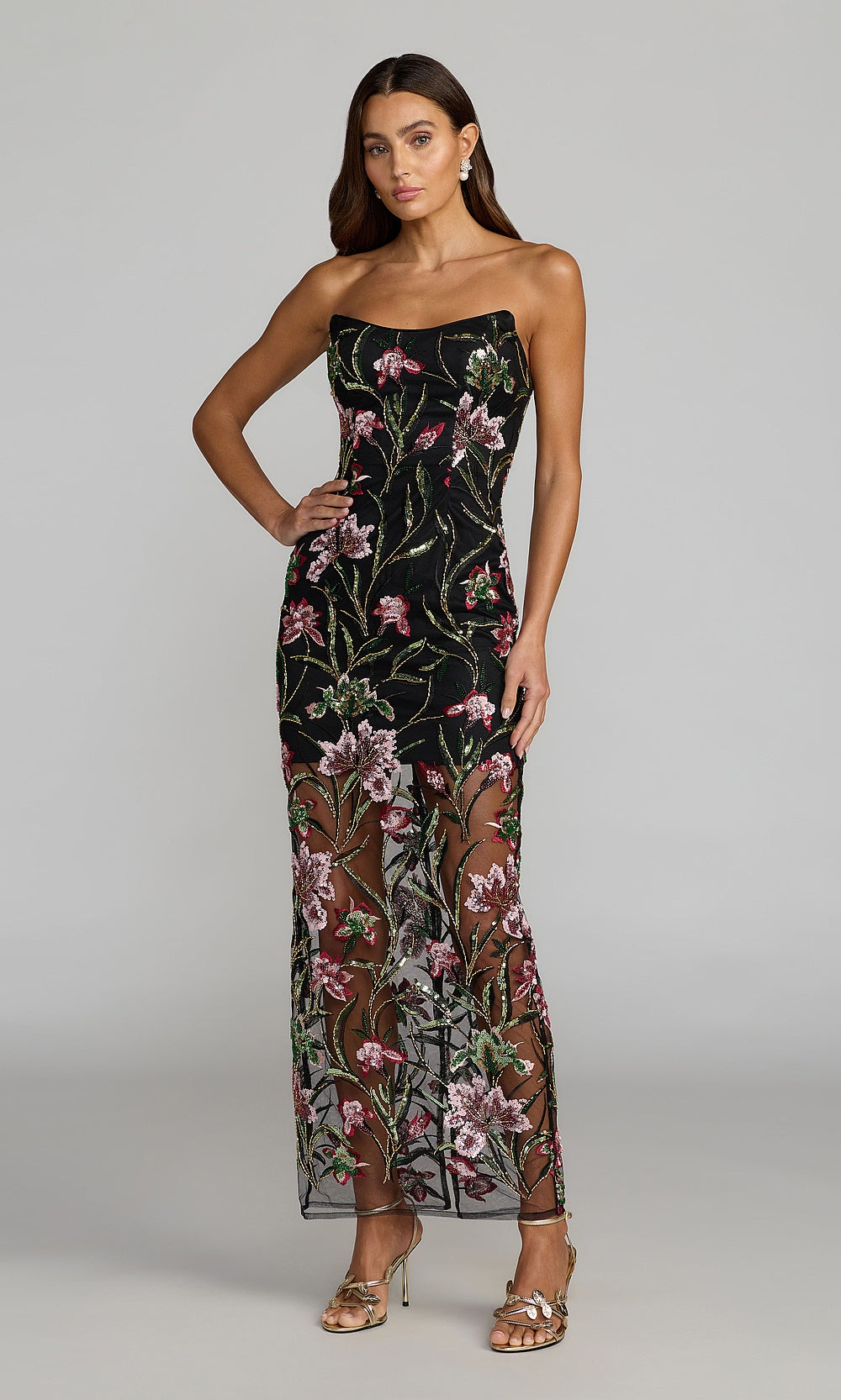 Mac Duggal 27814 Evening Dress - Blackmulti - AB