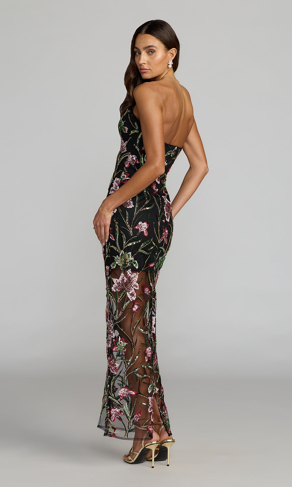 Mac Duggal 27814 Evening Dress - Blackmulti - BK