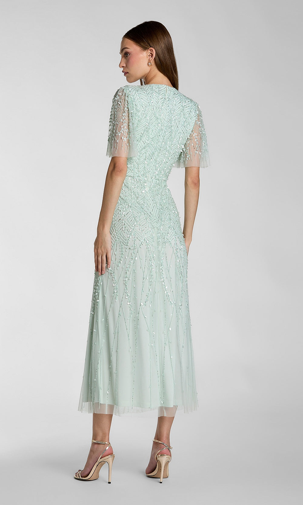 Mac Duggal 35116 Cocktail Dress - Seafoam - BK