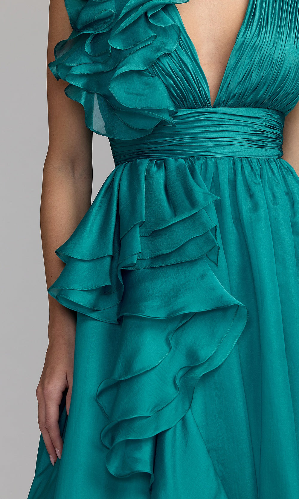 Mac Duggal 48856 Evening Dress - Teal - CL2