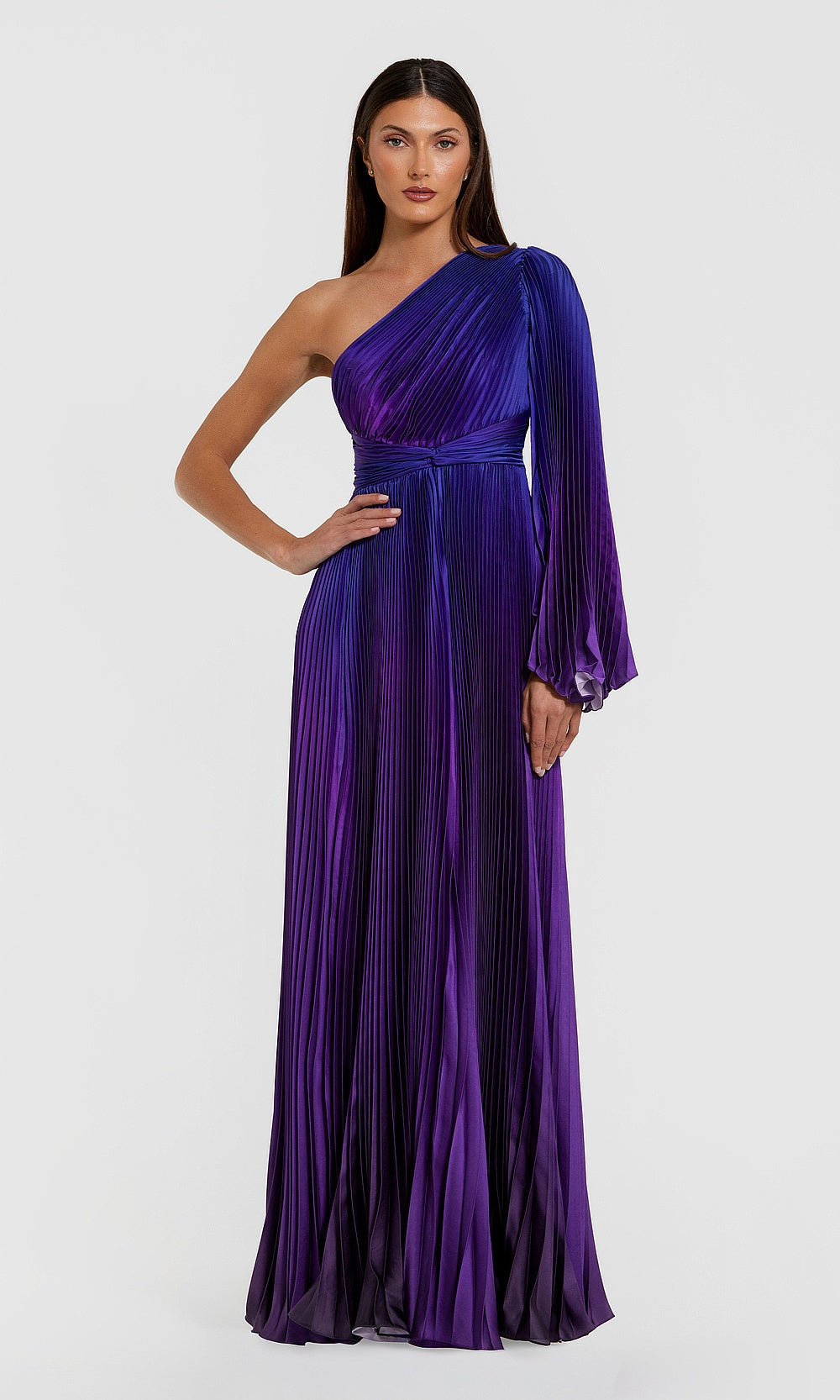 Mac Duggal 49903 Evening Dress - Violetombre - AB