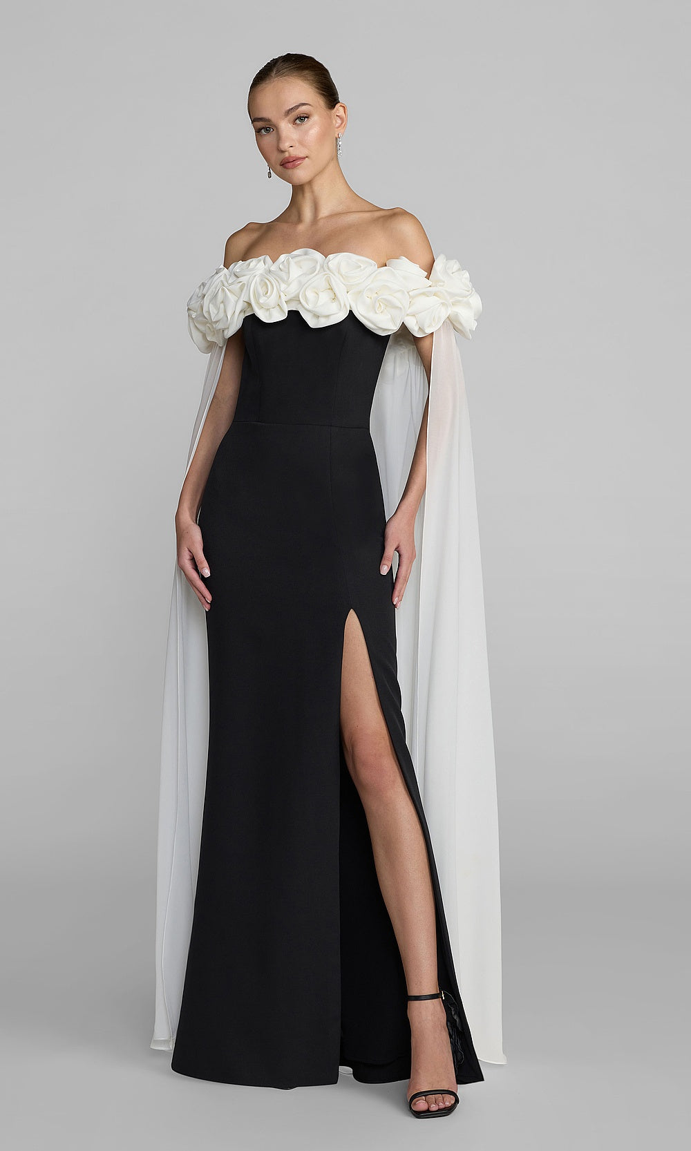 Mac Duggal 50041 Evening Dress - Blackivory - AB