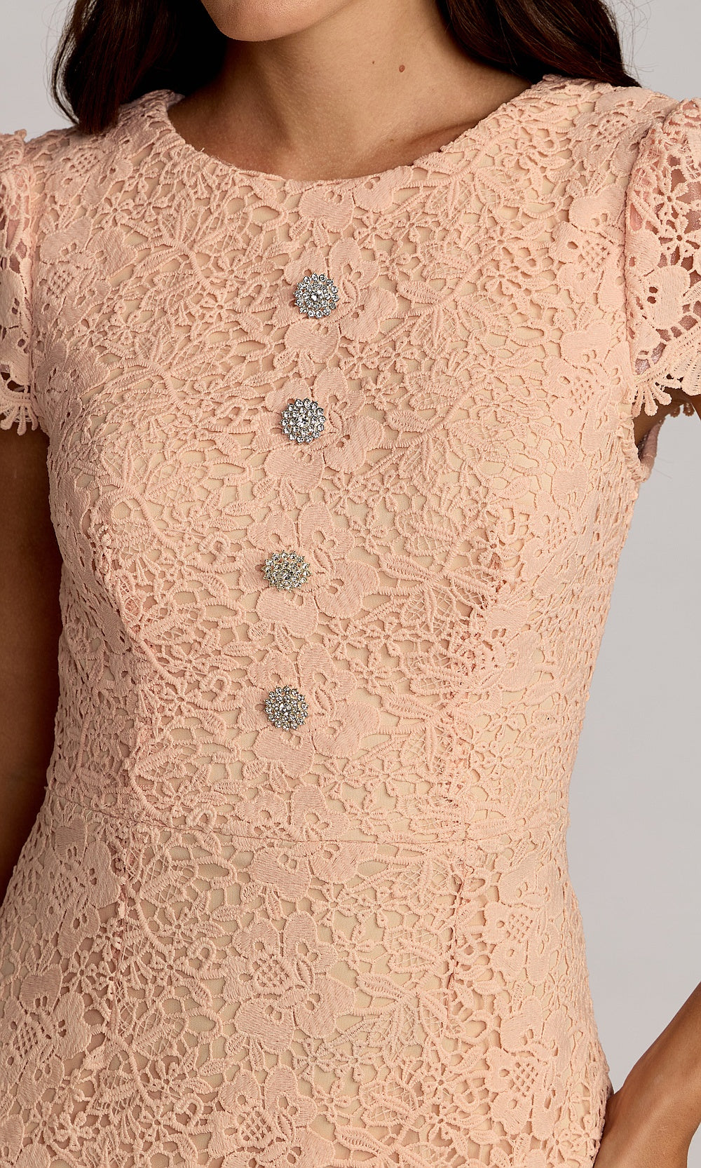 Mac Duggal 50116 Evening Dress - Peach - CL