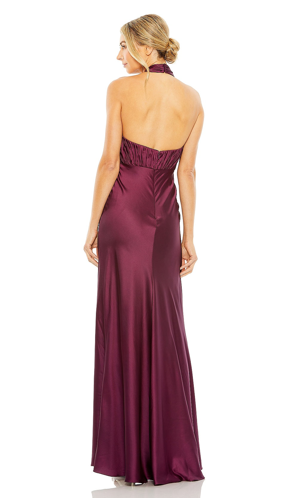 Mac Duggal 55995 Evening Dress - Plum - BK