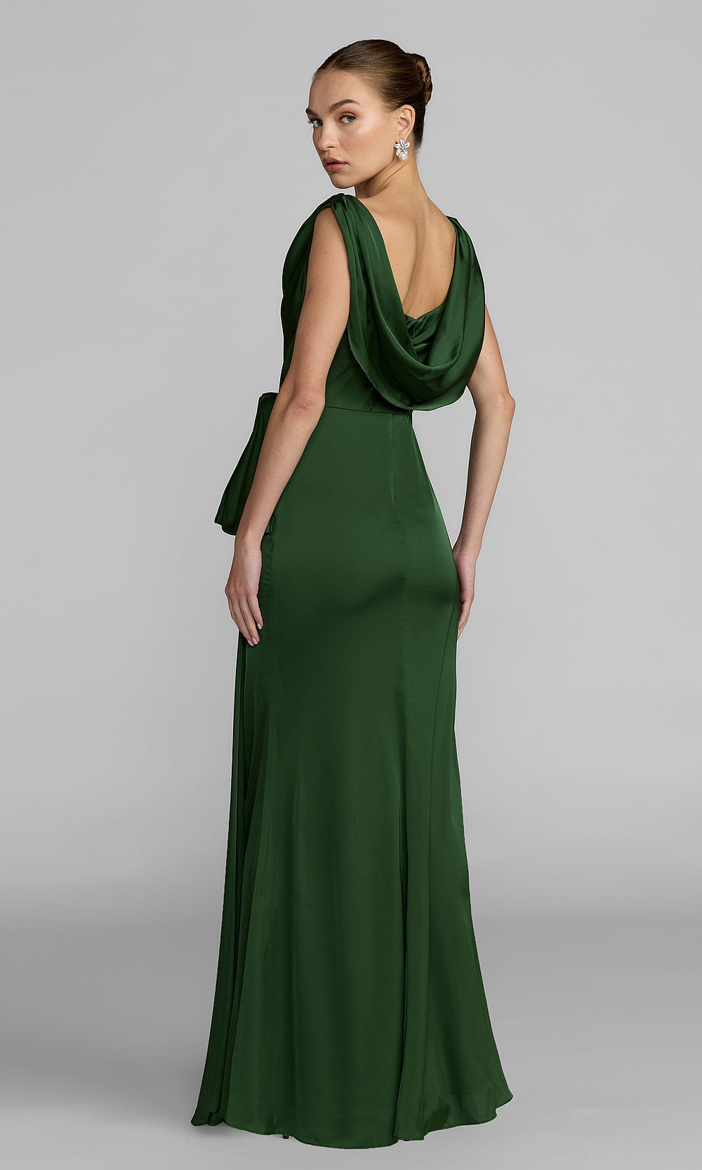 Mac Duggal 56230 Evening Dress - Emerald - BK