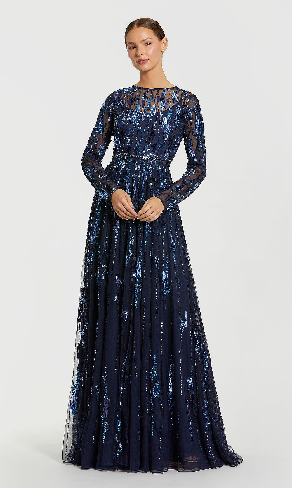 Mac Duggal 6181 Evening Dress - Midnight - AB
