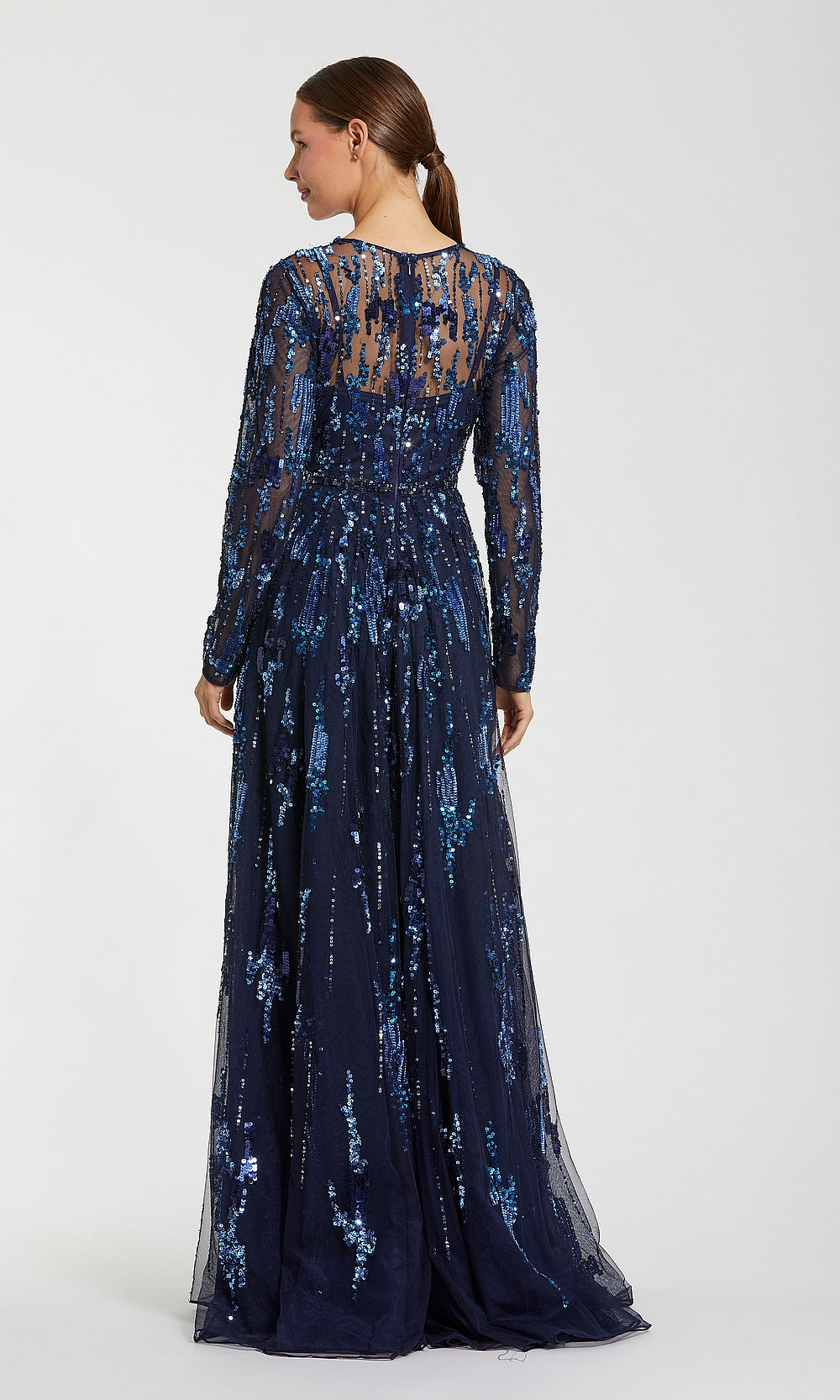 Mac Duggal 6181 Evening Dress - Midnight - BK