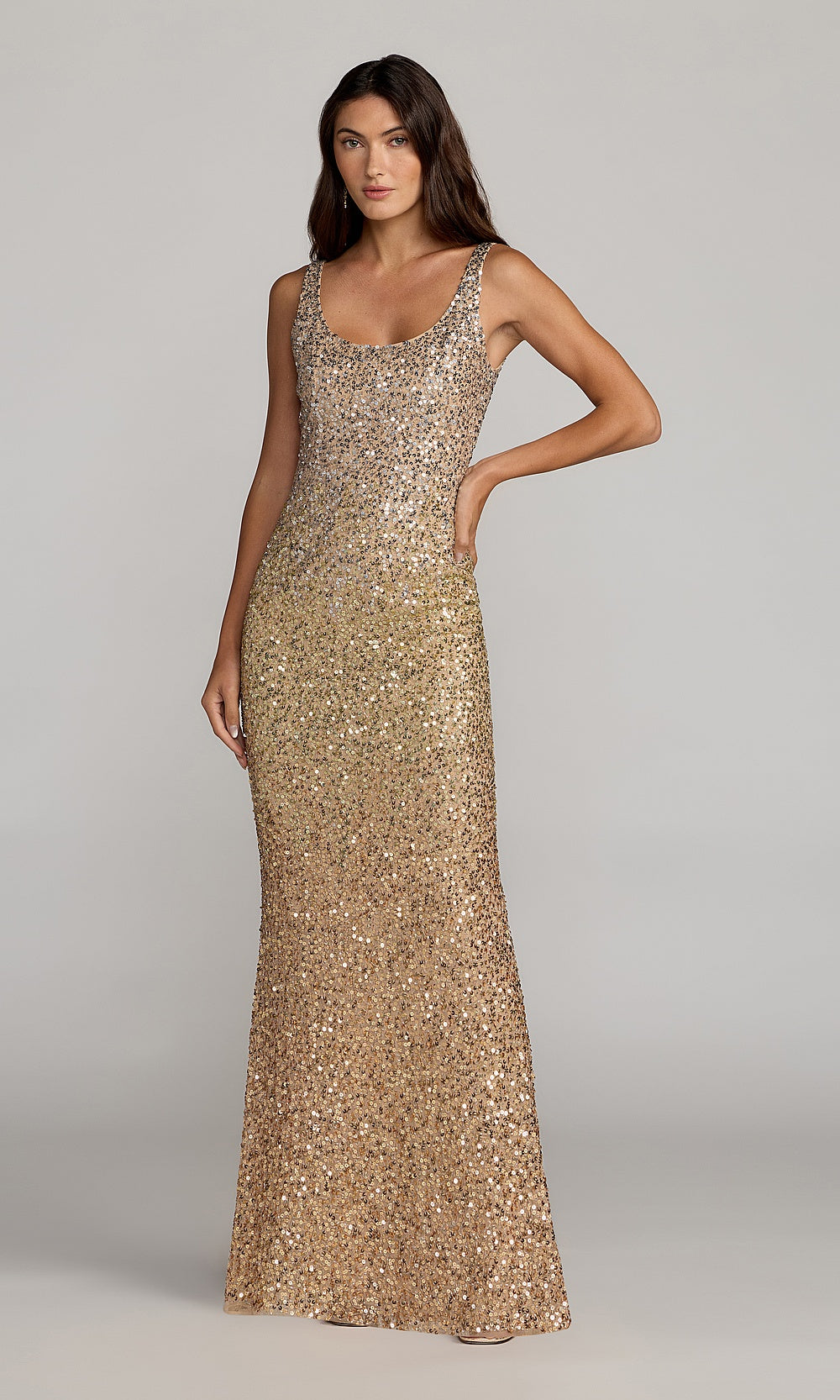 Mac Duggal 6219 Evening Dress - Shimmeringgold - AB