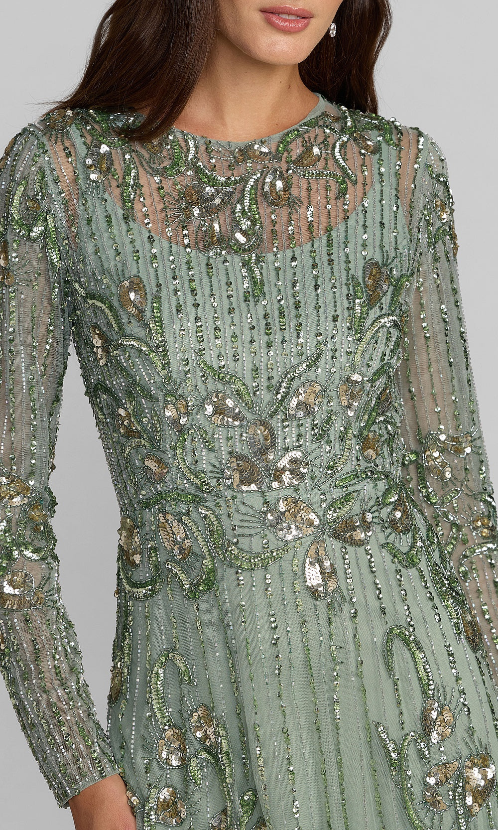 Mac Duggal 6238 Evening Dress - Sage - CL