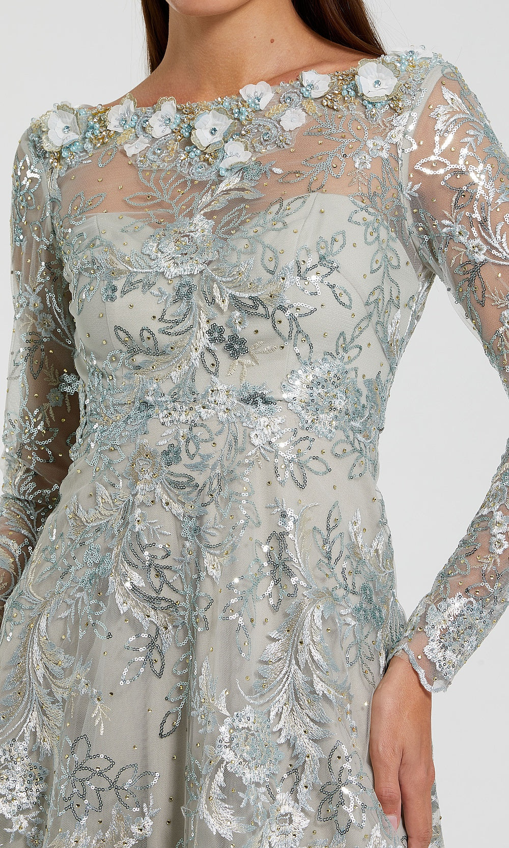 Mac Duggal 68898 Cocktail Dress - Mist - CL