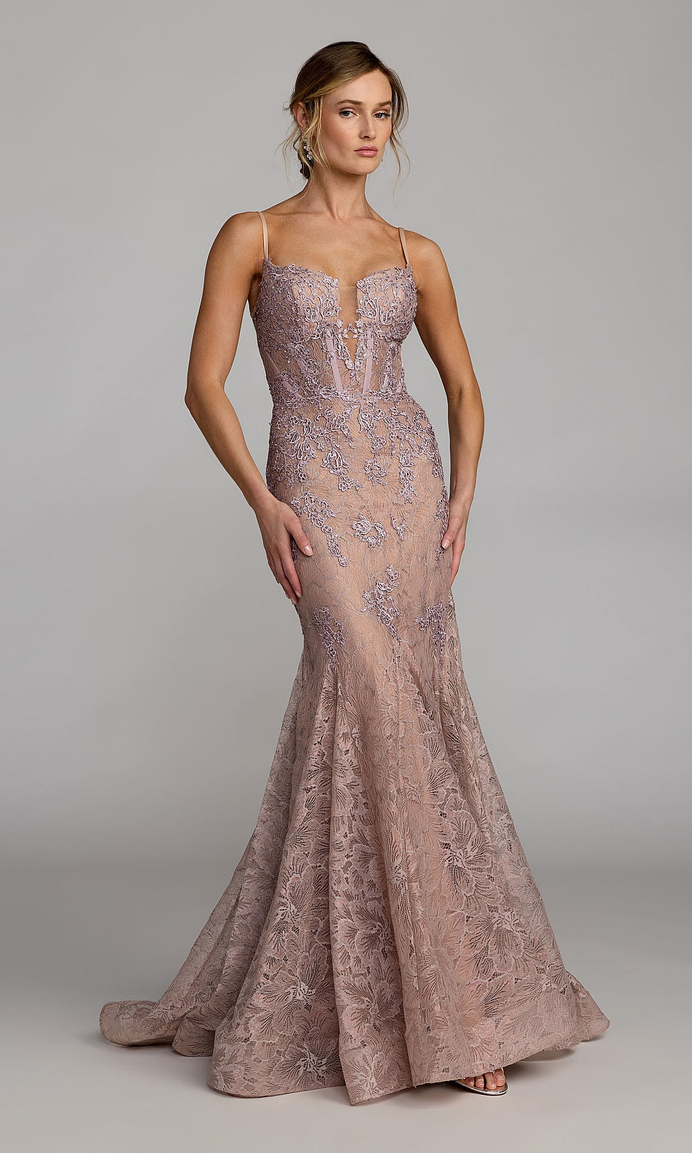 Mac Duggal 79252 Evening Dress - Vintagelilac - AB
