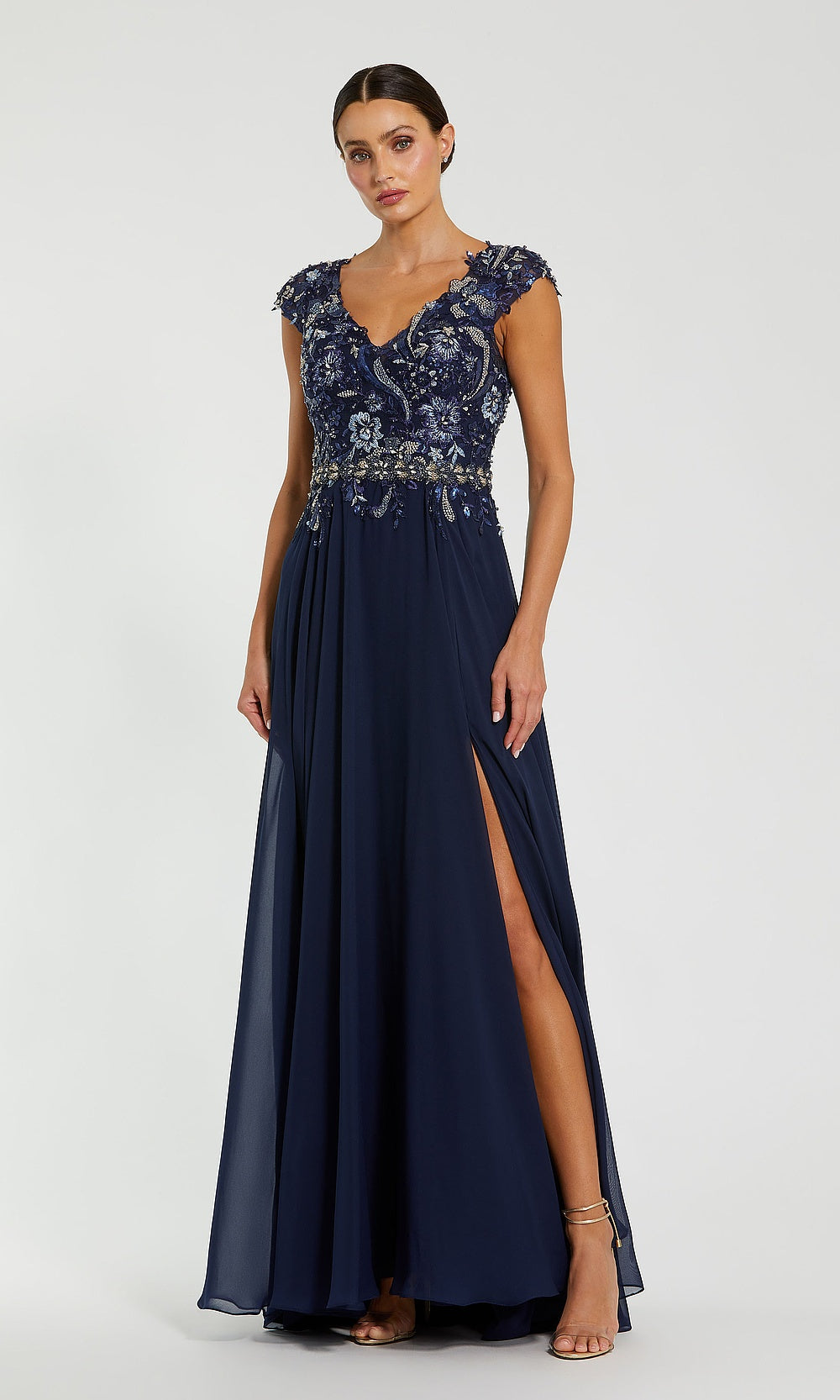 Mac Duggal 79365 Evening Dress - Midnight - AB