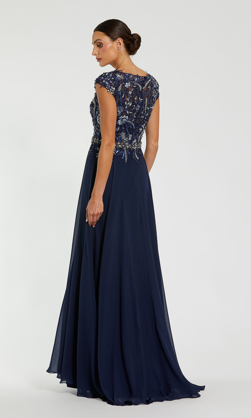 Mac Duggal 79365 Evening Dress - Midnight - BK