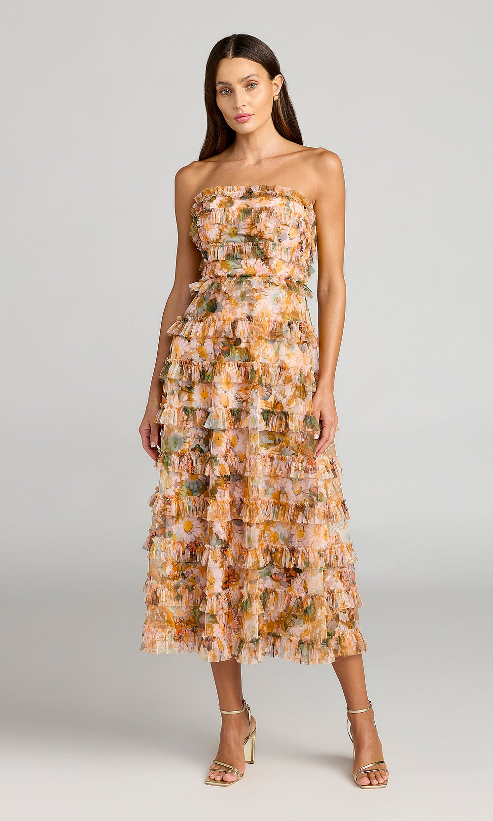 Mac Duggal 8137 Cocktail Dress - Goldmulti - AB