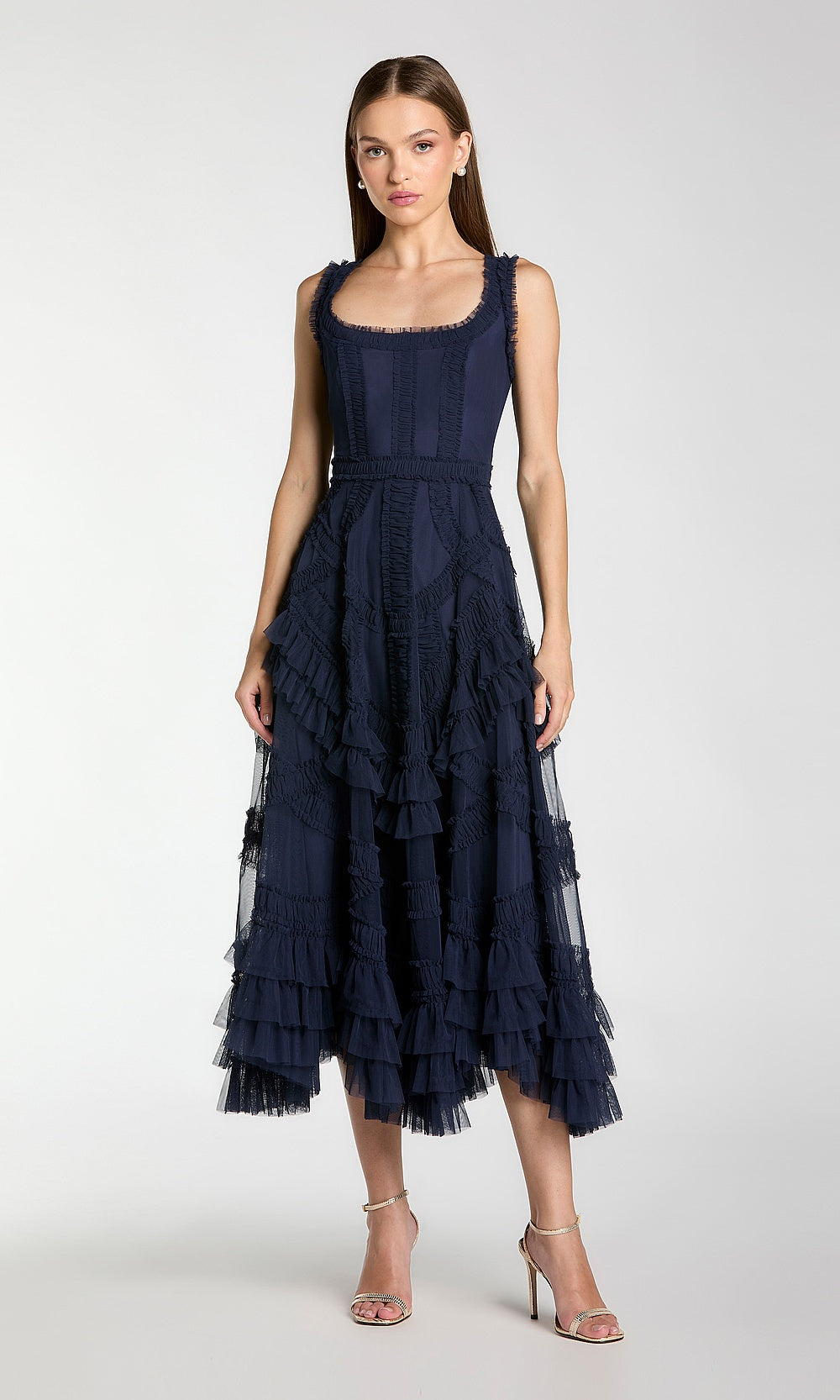 Mac Duggal 8250 Cocktail Dress - Midnight - AB