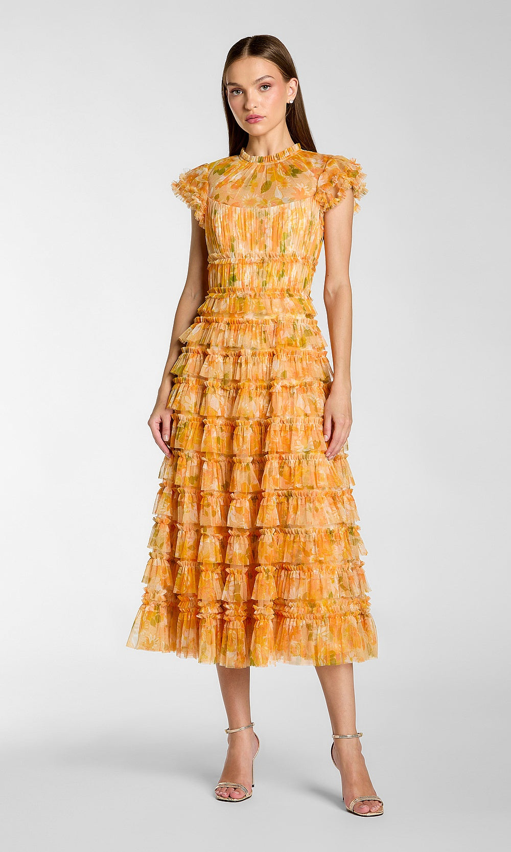 Mac Duggal 8497 Cocktail Dress - Yellowmulti - AB