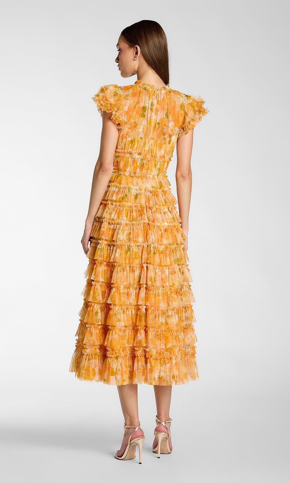 Mac Duggal 8497 Cocktail Dress - Yellowmulti - BK